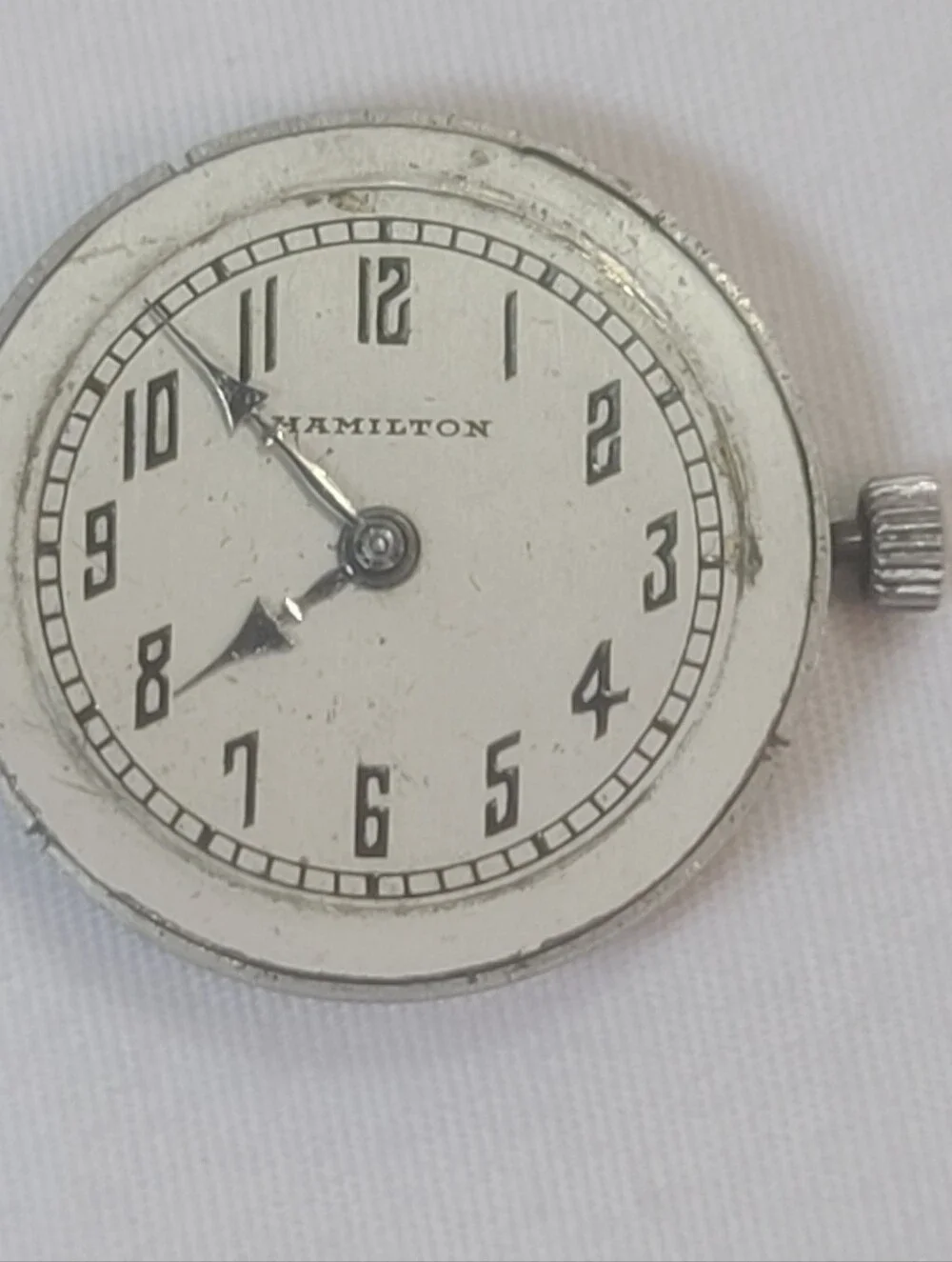 Antique Art Deco 1920s Hamilton Wind Up 17 Jewels Decagon Gold Filled Watch